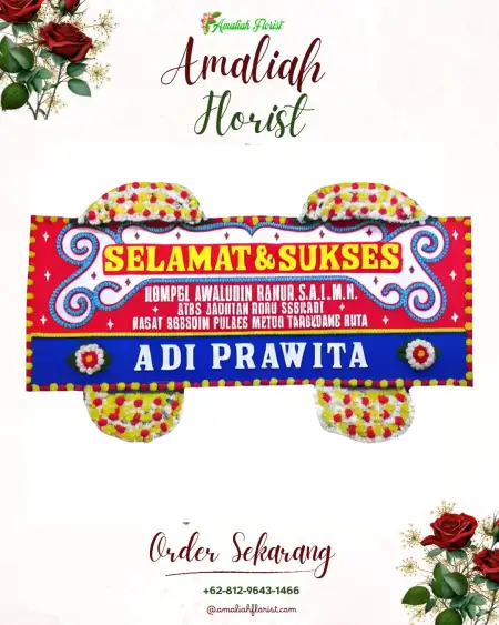 Papan Bunga Ucapan Selamat Matagara
